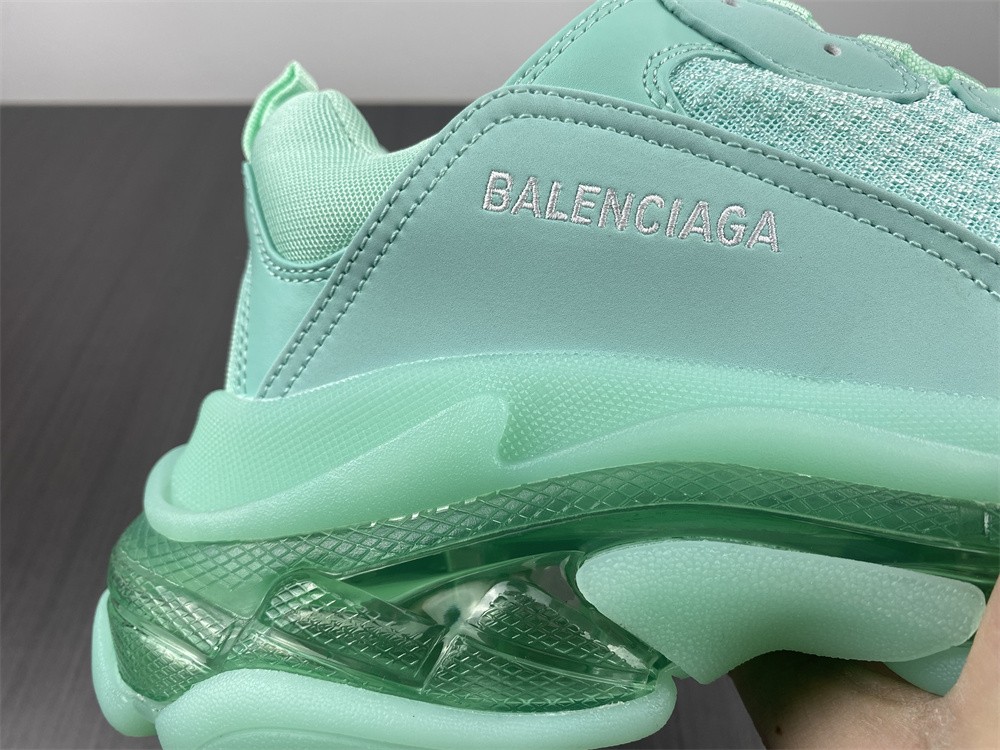 Balenciaga - Triple S Trainer - Green Plain for Women