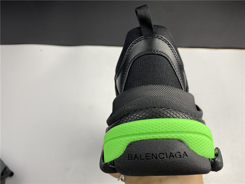 Balenciaga Wmns Triple S 'Black Yellow Fluo'