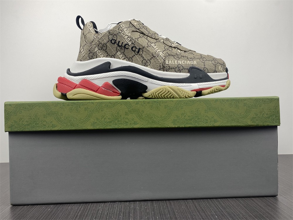 Gucci x Balenciaga Triple S Sneaker 'The Hacker Project' | Brown | Men's