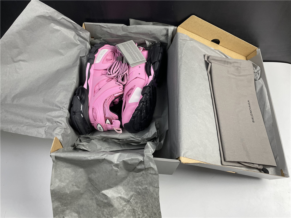 Balenciaga Wmns Track Sneaker 'Pink Black'