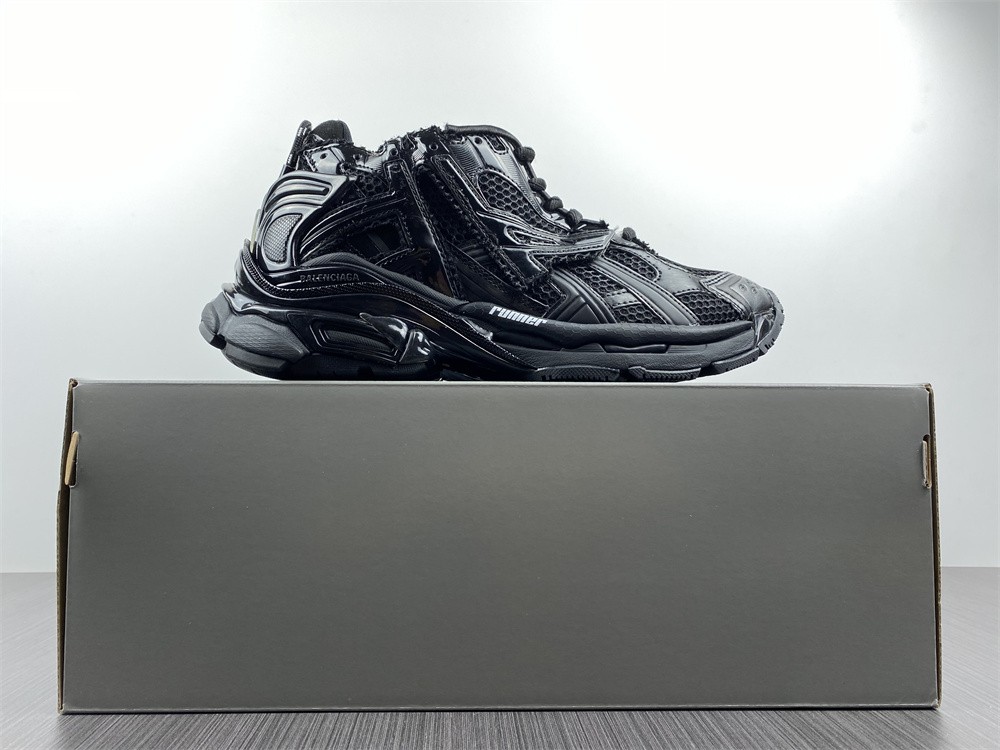 Balenciaga Women's Black Runner Athletic Sneakers Shoes