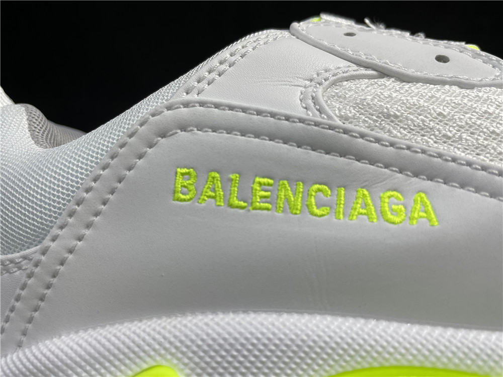 Balenciaga Wmns Triple S Sneaker 'Clear Sole - White Fluo Yellow'