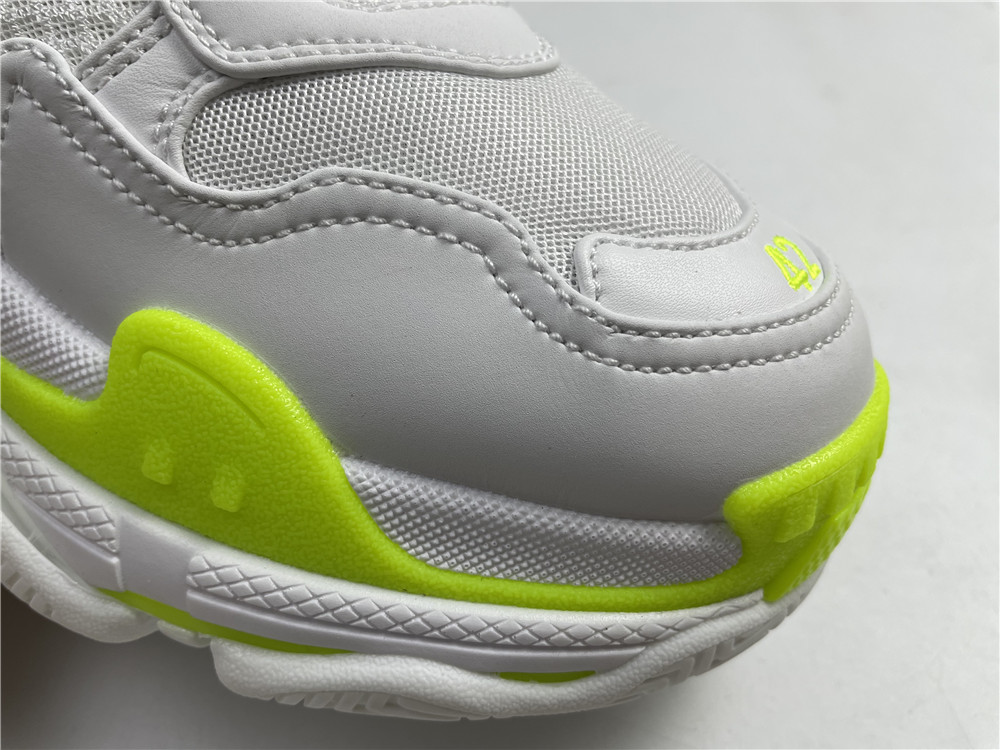 Balenciaga Wmns Triple S Sneaker 'Clear Sole - White Fluo Yellow'