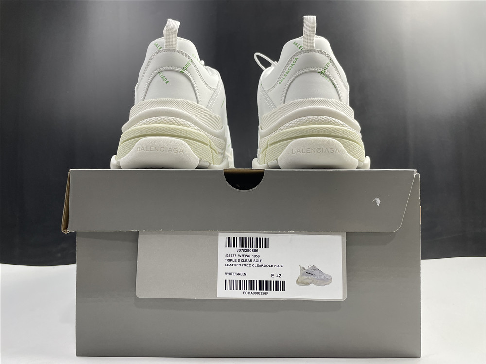 BALENCIAGA: Triple S sneakers with all over logo - White | Balenciaga sneakers 524039 W2FA1