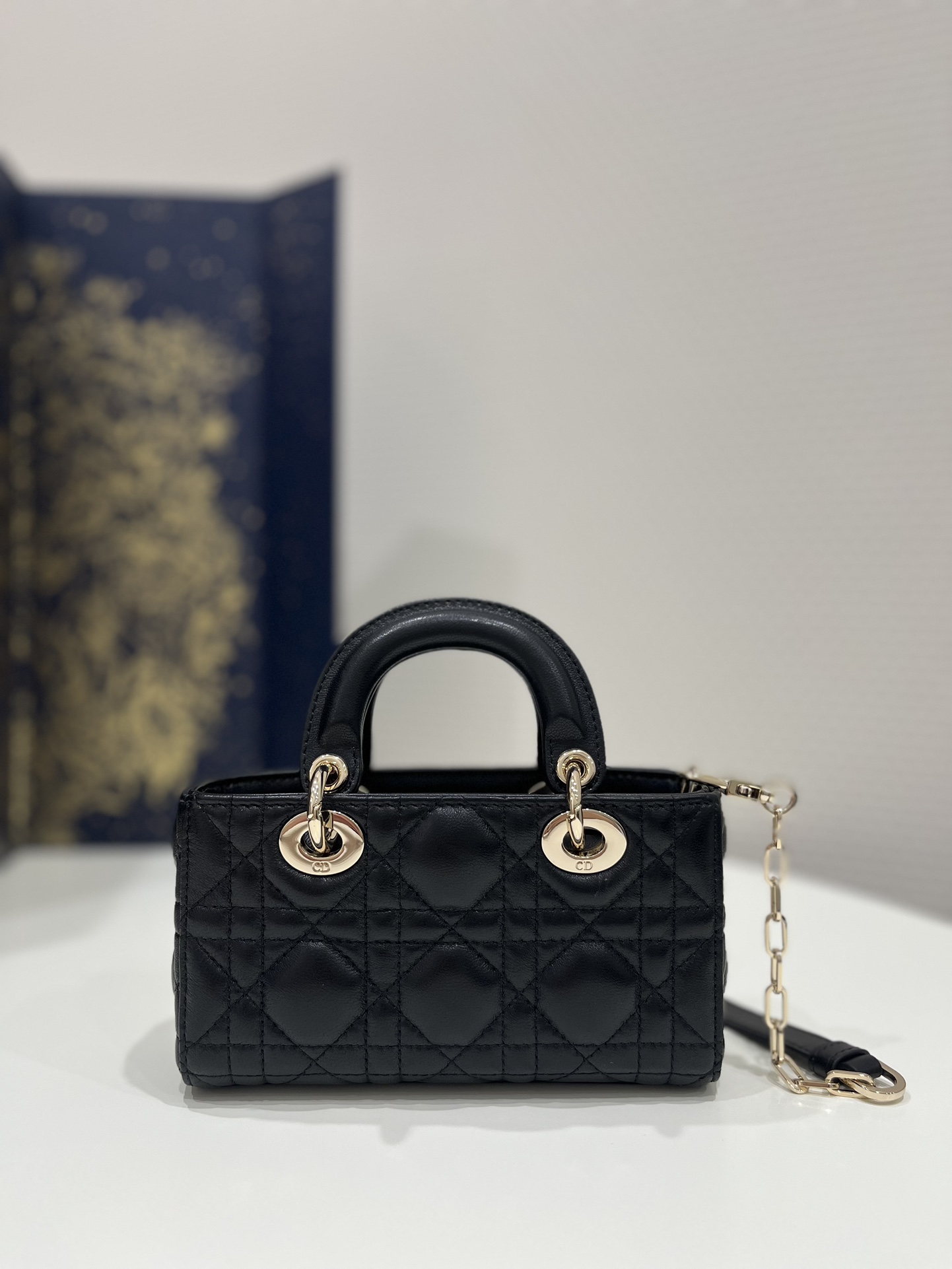 Dior-joy Micro Mini Black 16*5*9cm