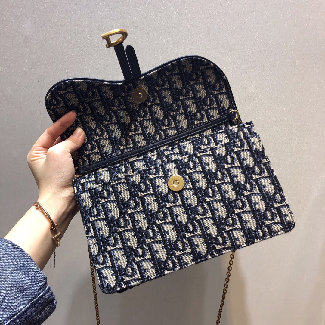 Dior Saddle Oblique 6680 22*14*5cm