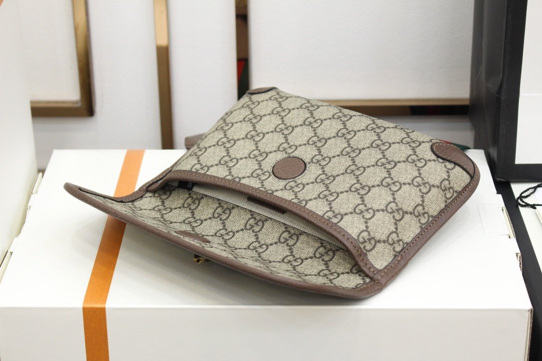 GUCCI Totem GG Superme 489617 20*13*2.4cm