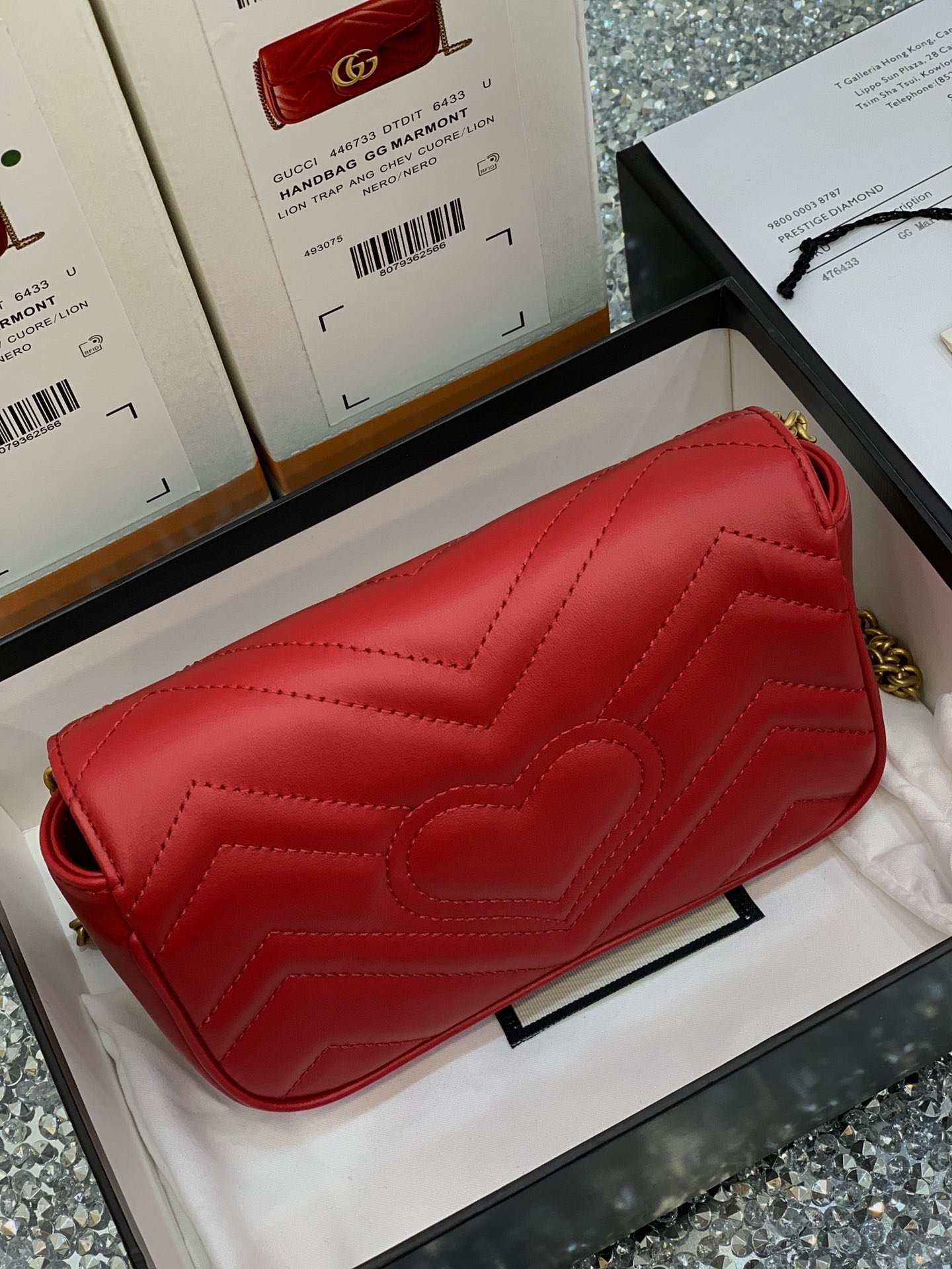 GUCCI Marmont Mini 476433 16.5*10*5cm
