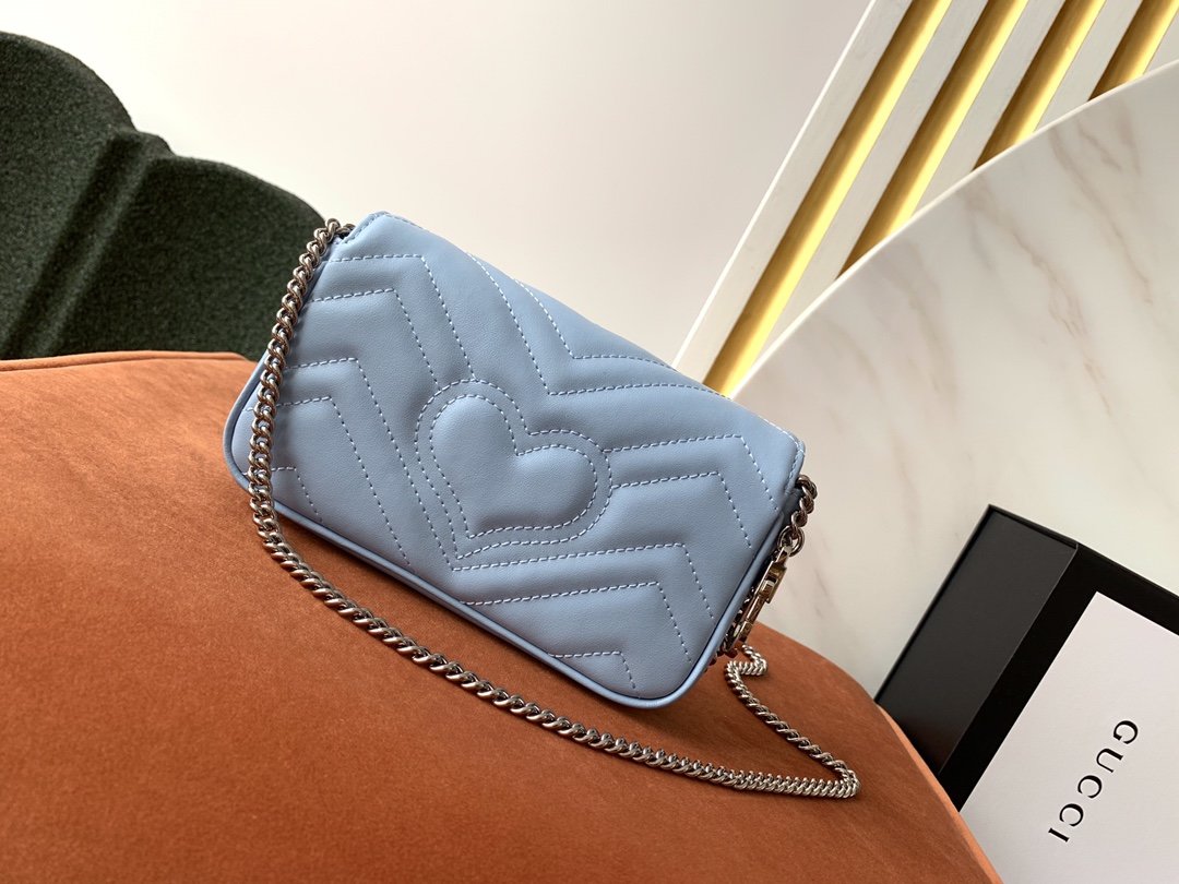 Gucci Marmont 476433 16.5x10.2x5.1cm