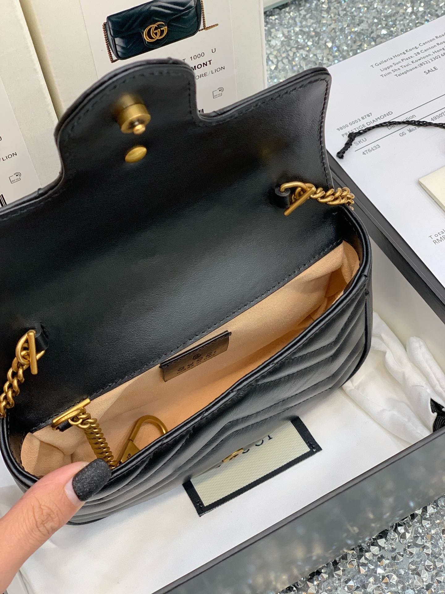 GUCCI Marmont Mini 476433 16.5*10*5cm