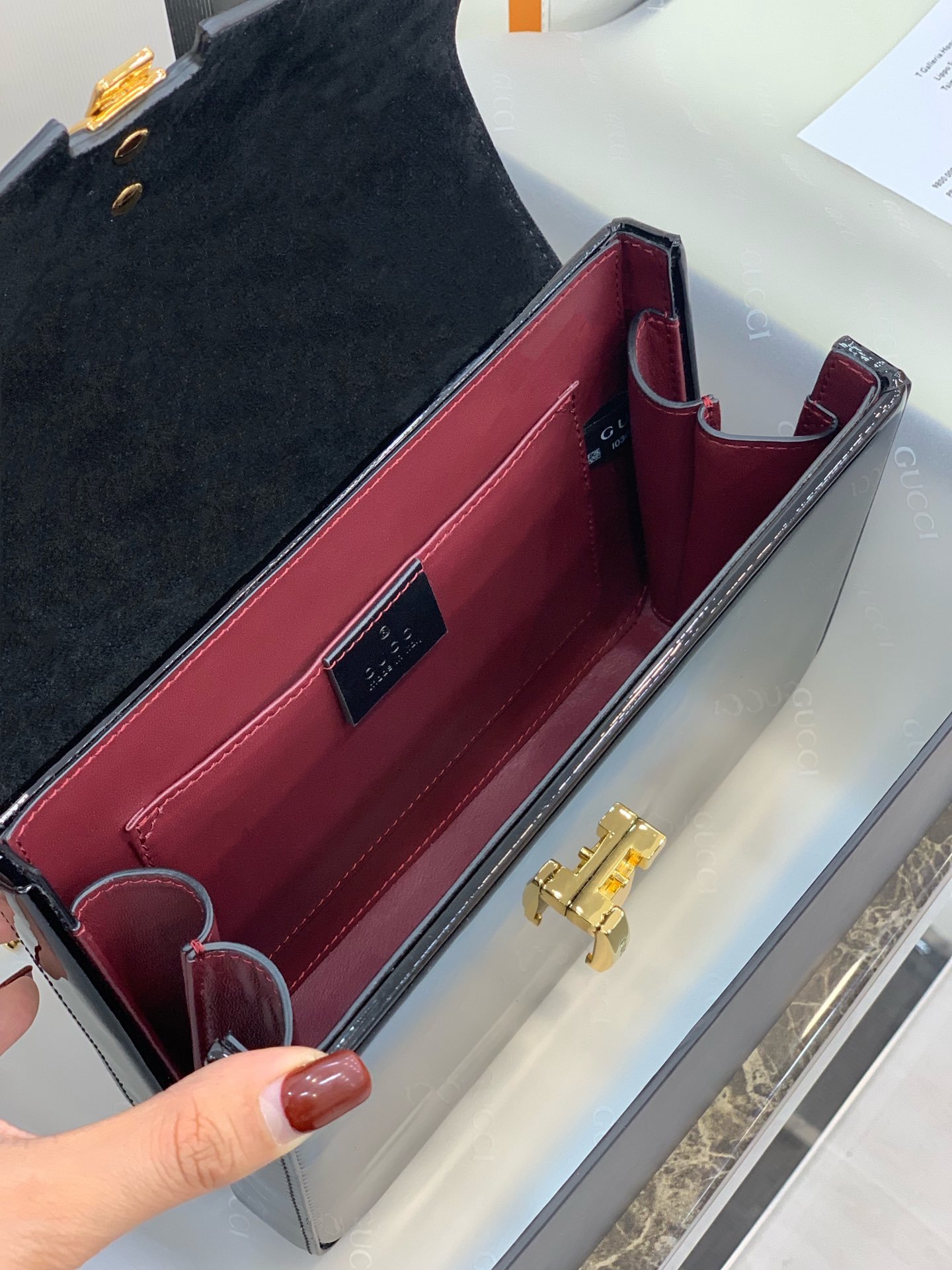 GUCCI Sylvie 1969 443497 20*14*5cm