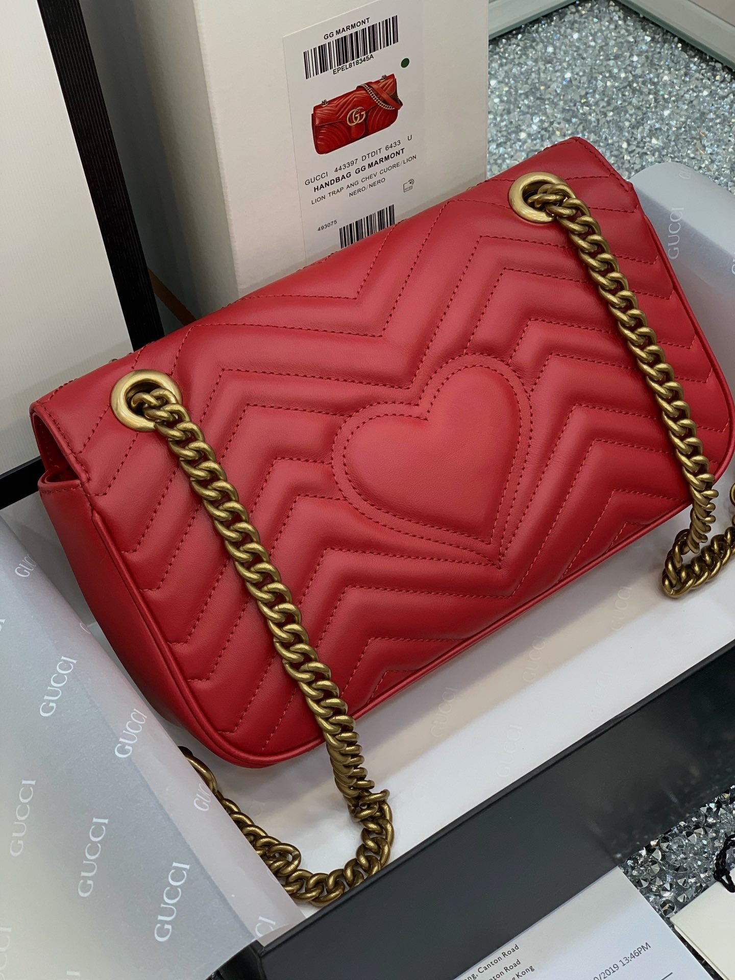GUCCI Marmont 443497 26*15*7cm