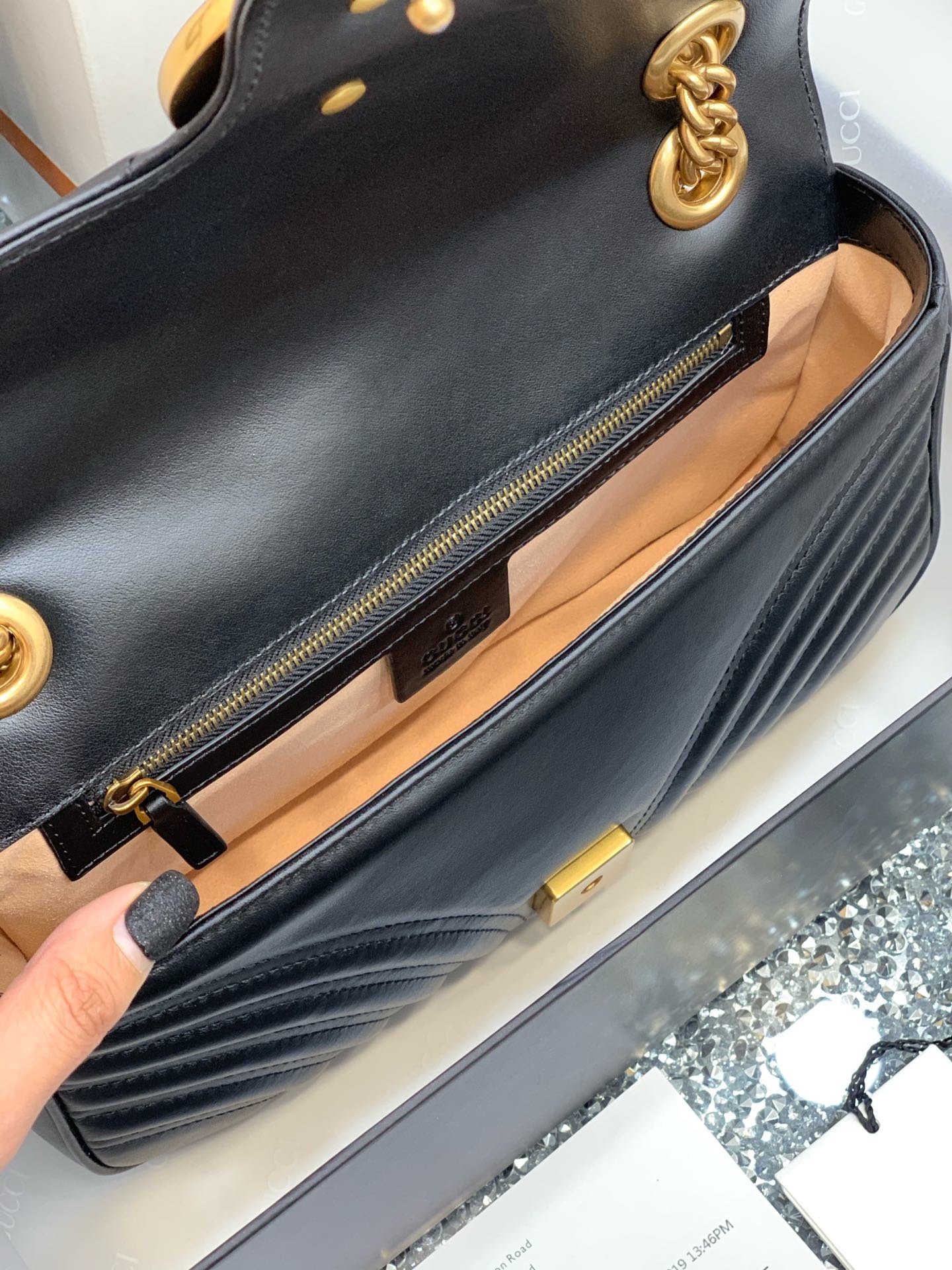 GUCCI Marmont 443497 26*15*7cm