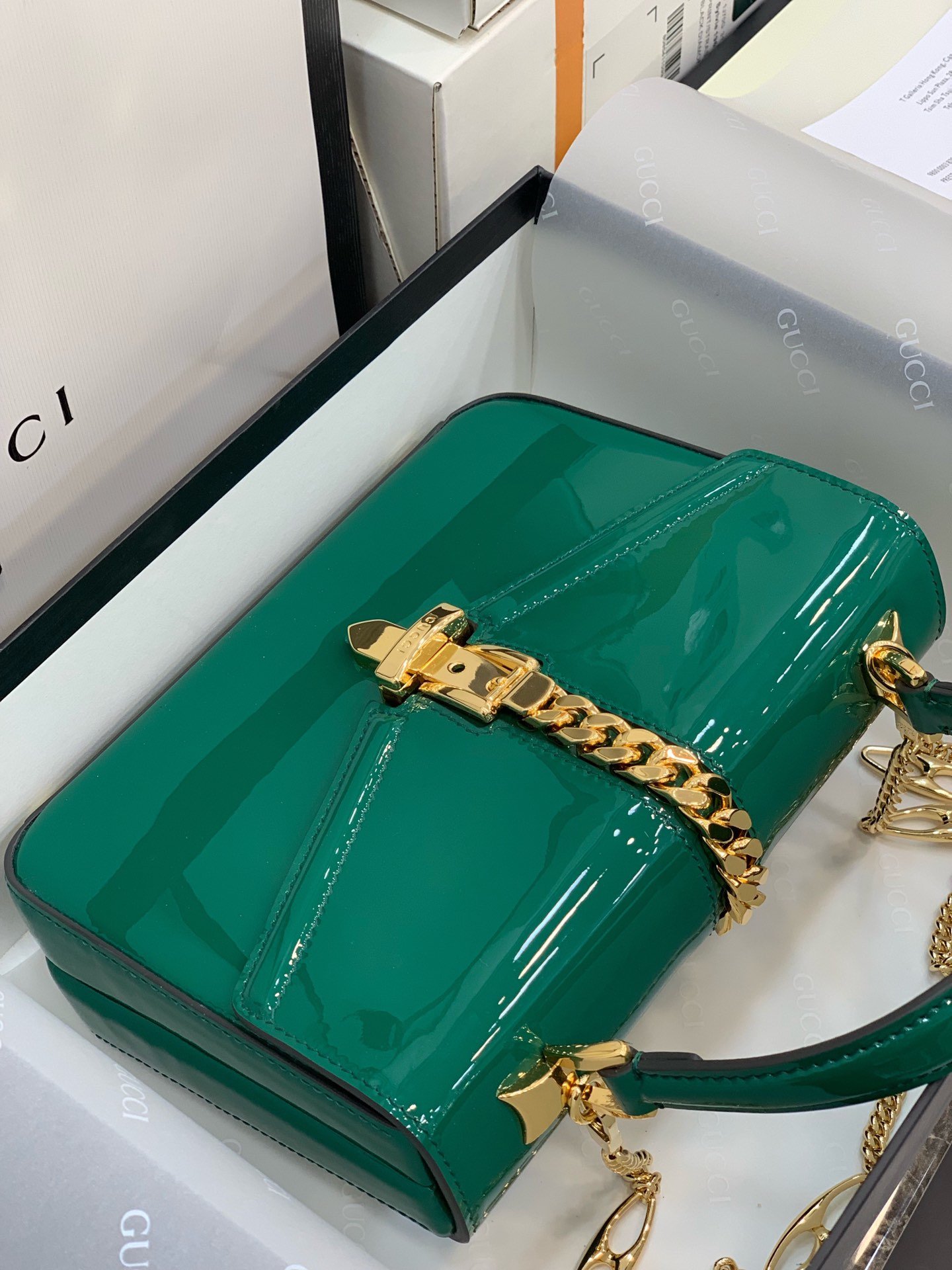 GUCCI Sylvie 1969 443497 20*14*5cm