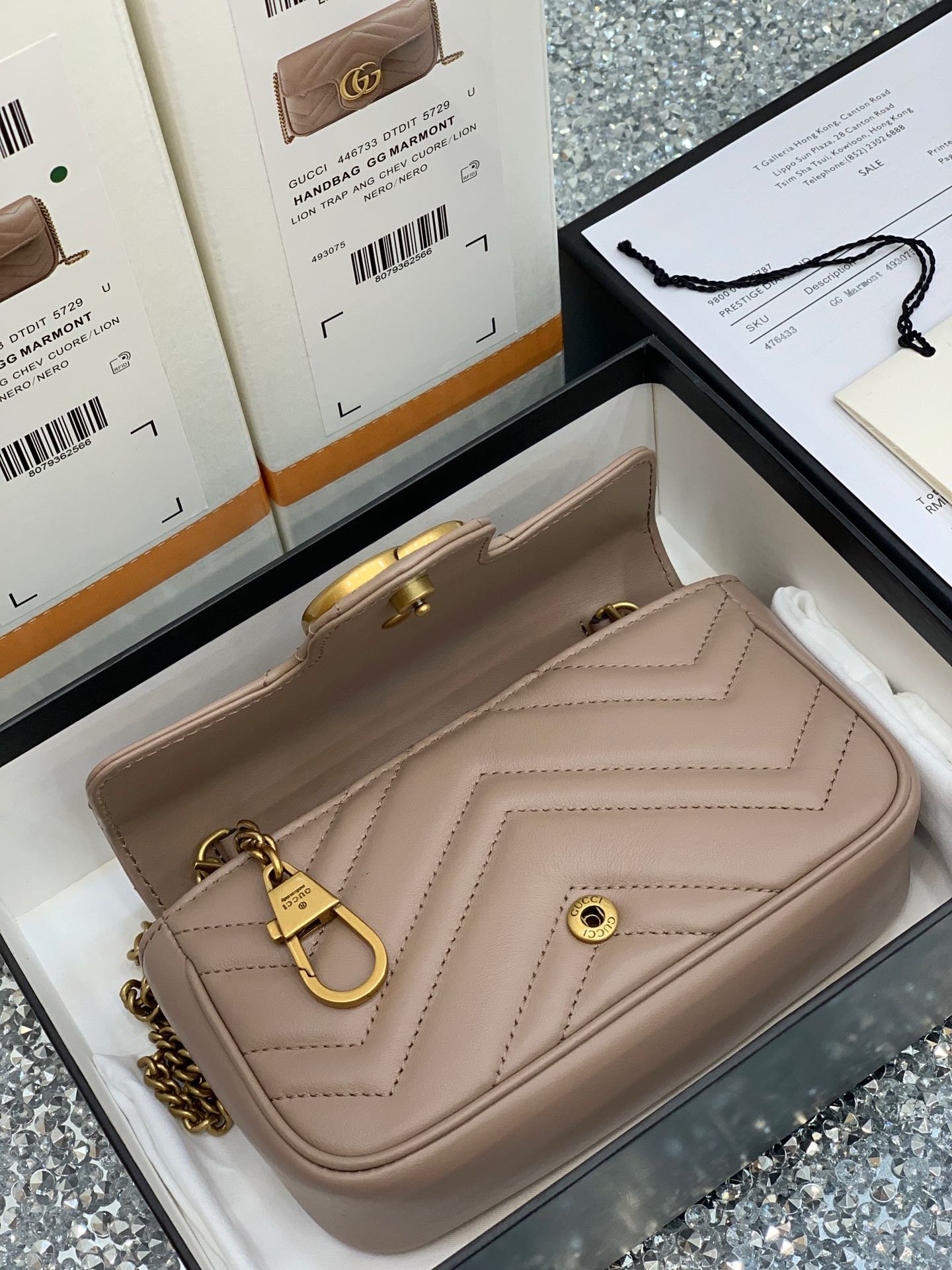 GUCCI Marmont Mini 476433 16.5*10*5cm