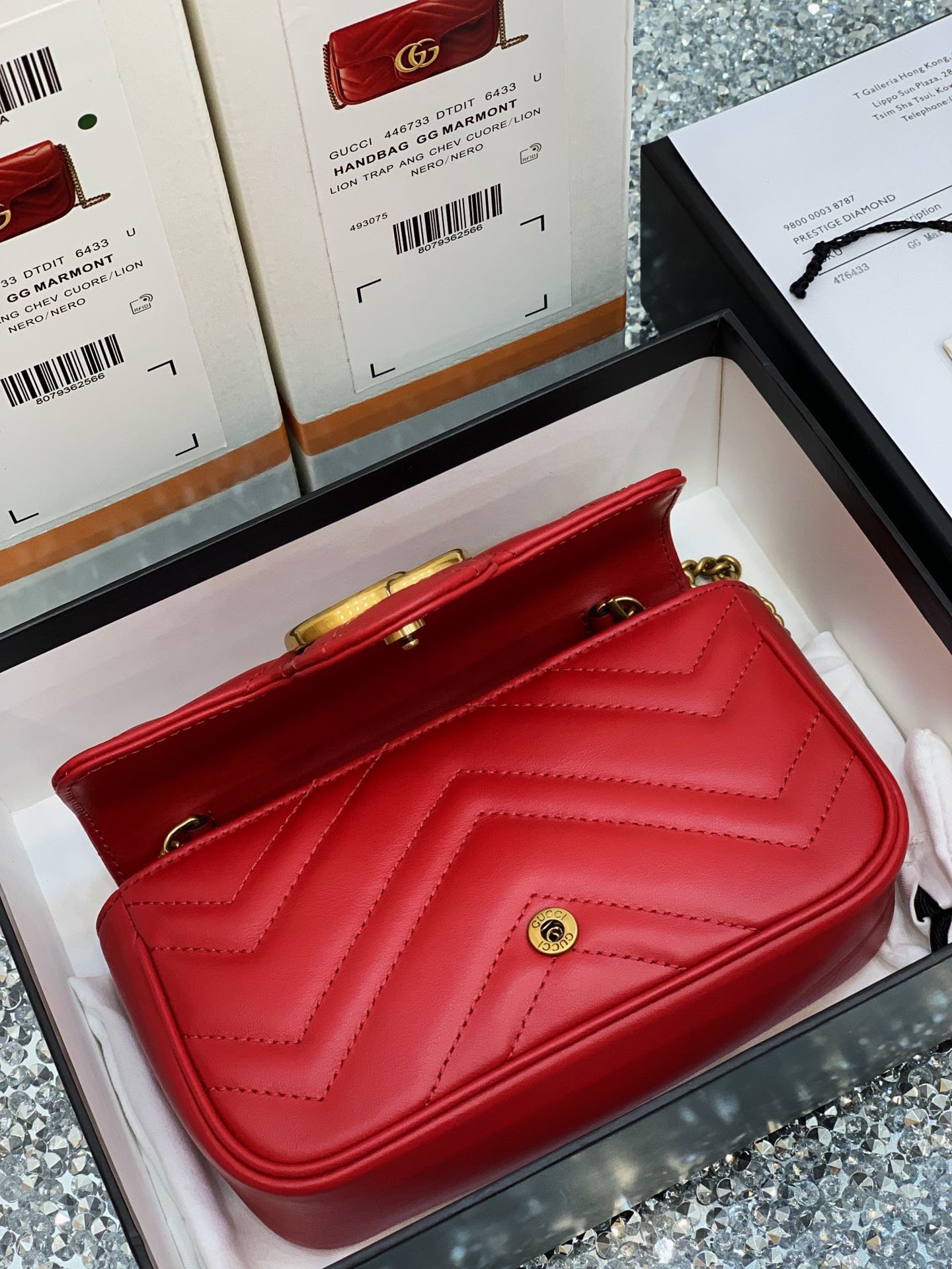 GUCCI Marmont Mini 476433 16.5*10*5cm