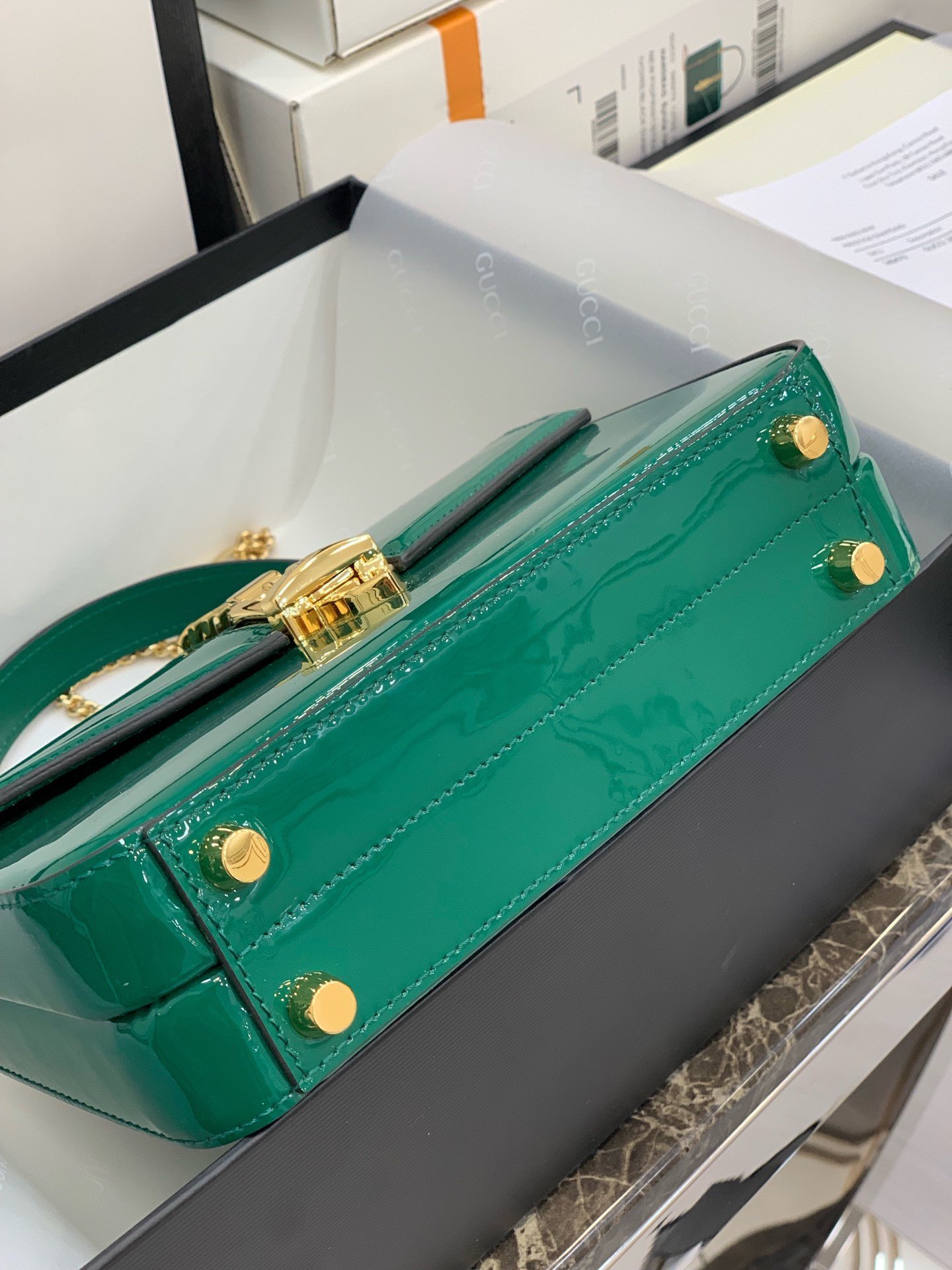 GUCCI Sylvie 1969 443497 20*14*5cm