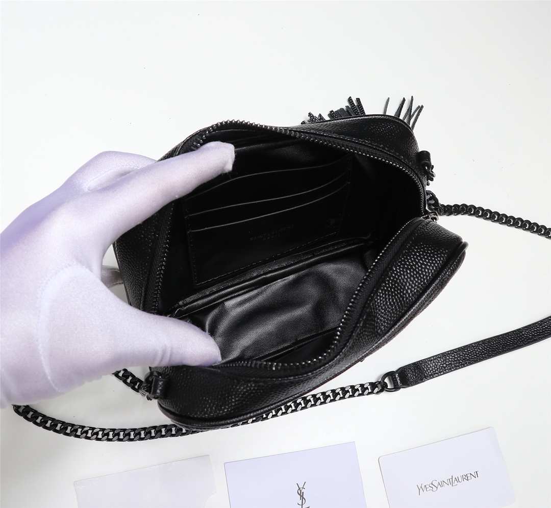 YSL LOU MINI BAG 585040 (2) 18×10×5cm