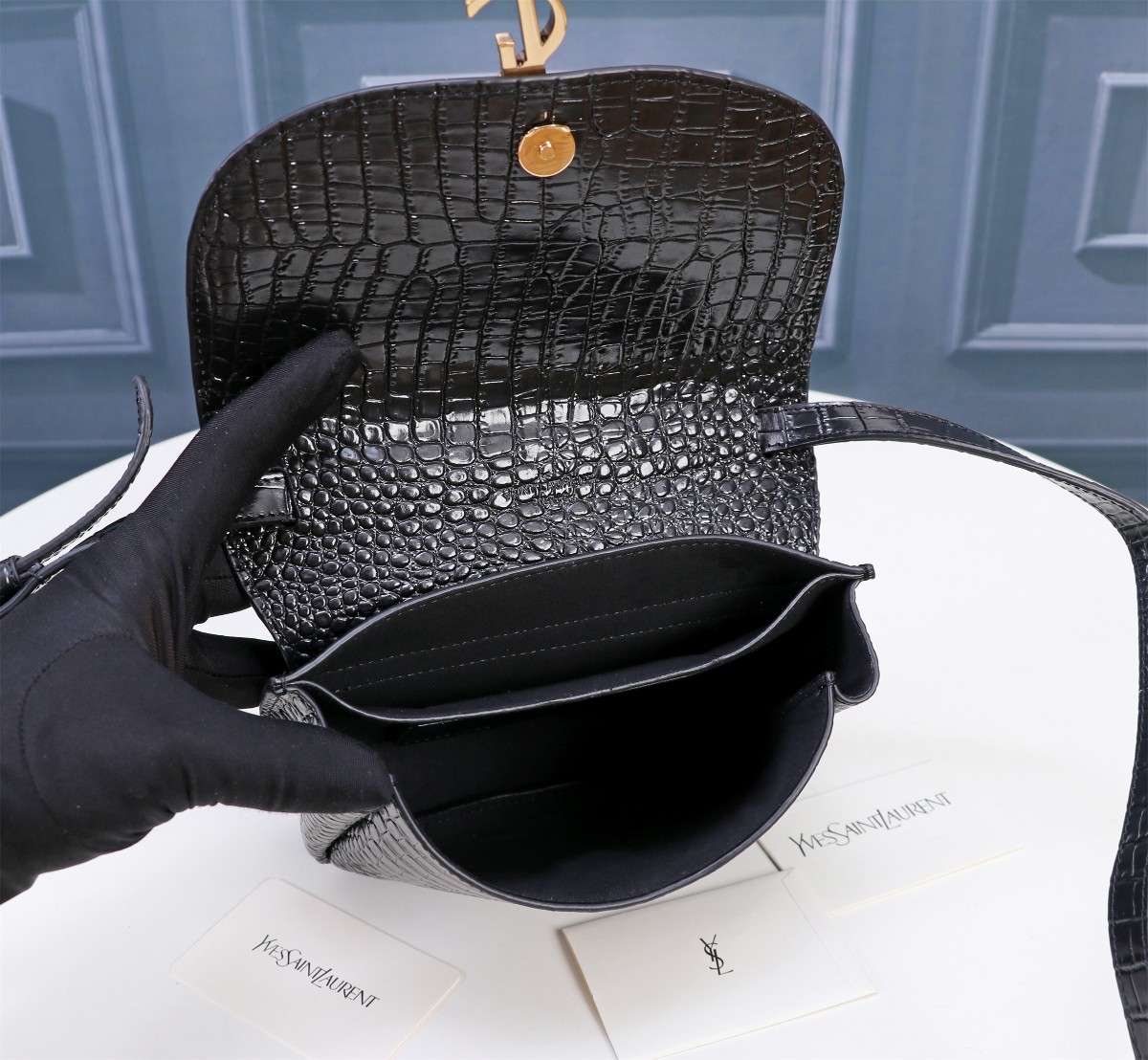 YSL 619740 (3) 18x15.5x5.5cm