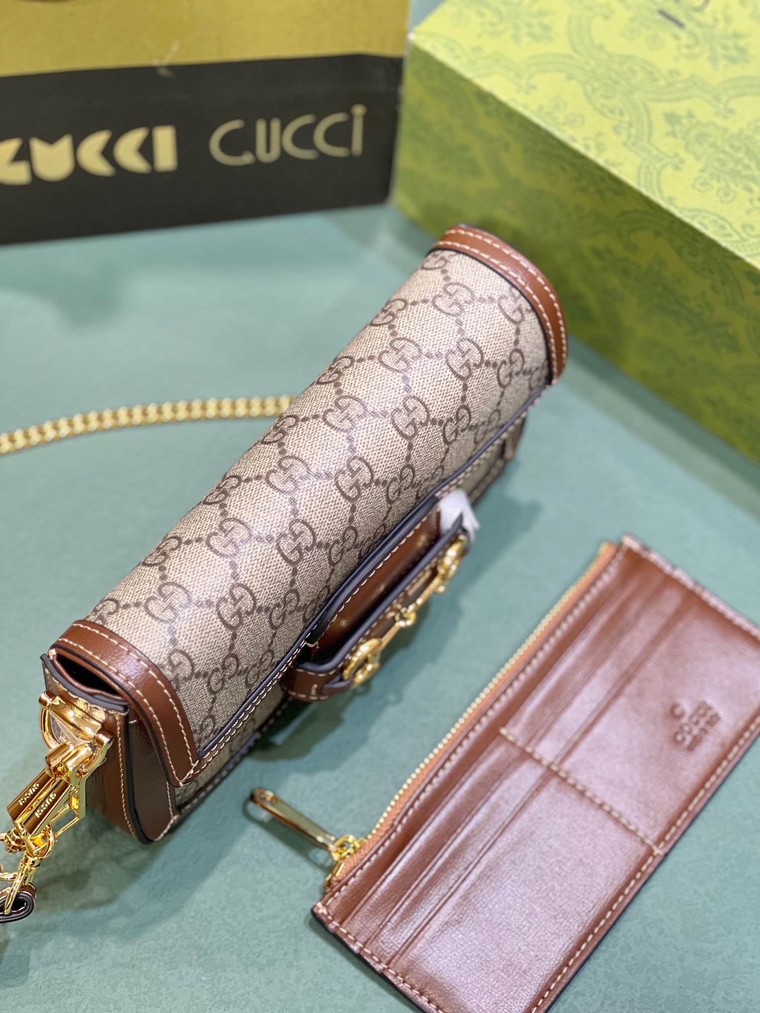 Gucci Horsebit1955 752002 21.6x12.4x3cm