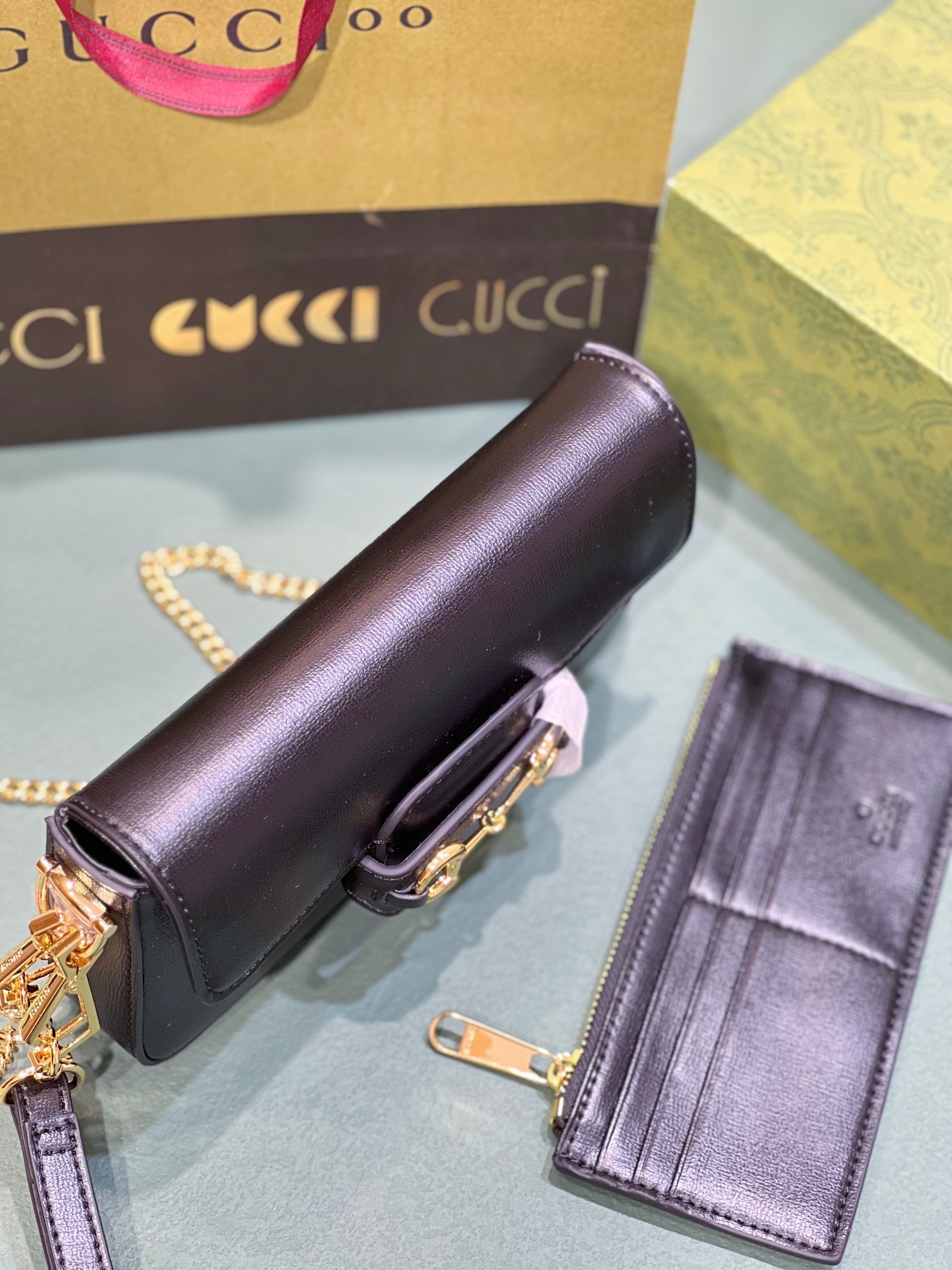 Gucci Horsebit1955 752002 21.6x12.4x3cm