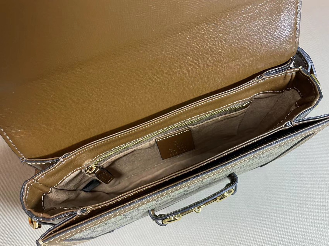 GUCCI 1995 Horsebit Bag 602204 25*18*8cm