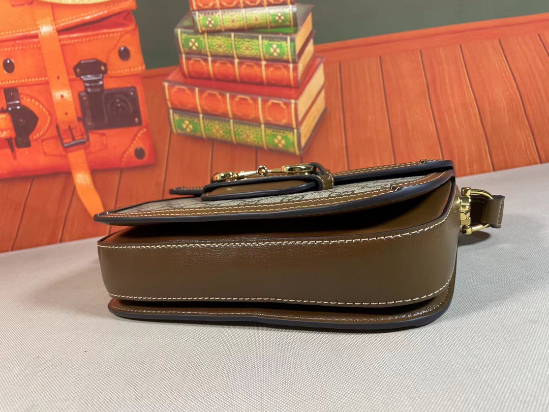 GUCCI 1995 Horsebit Bag 602204 25*18*8cm