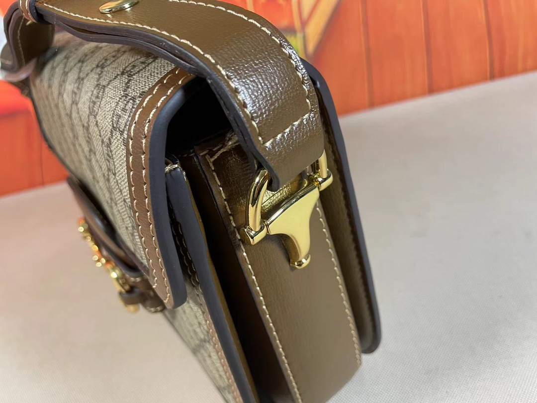 GUCCI 1995 Horsebit Bag 602204 25*18*8cm