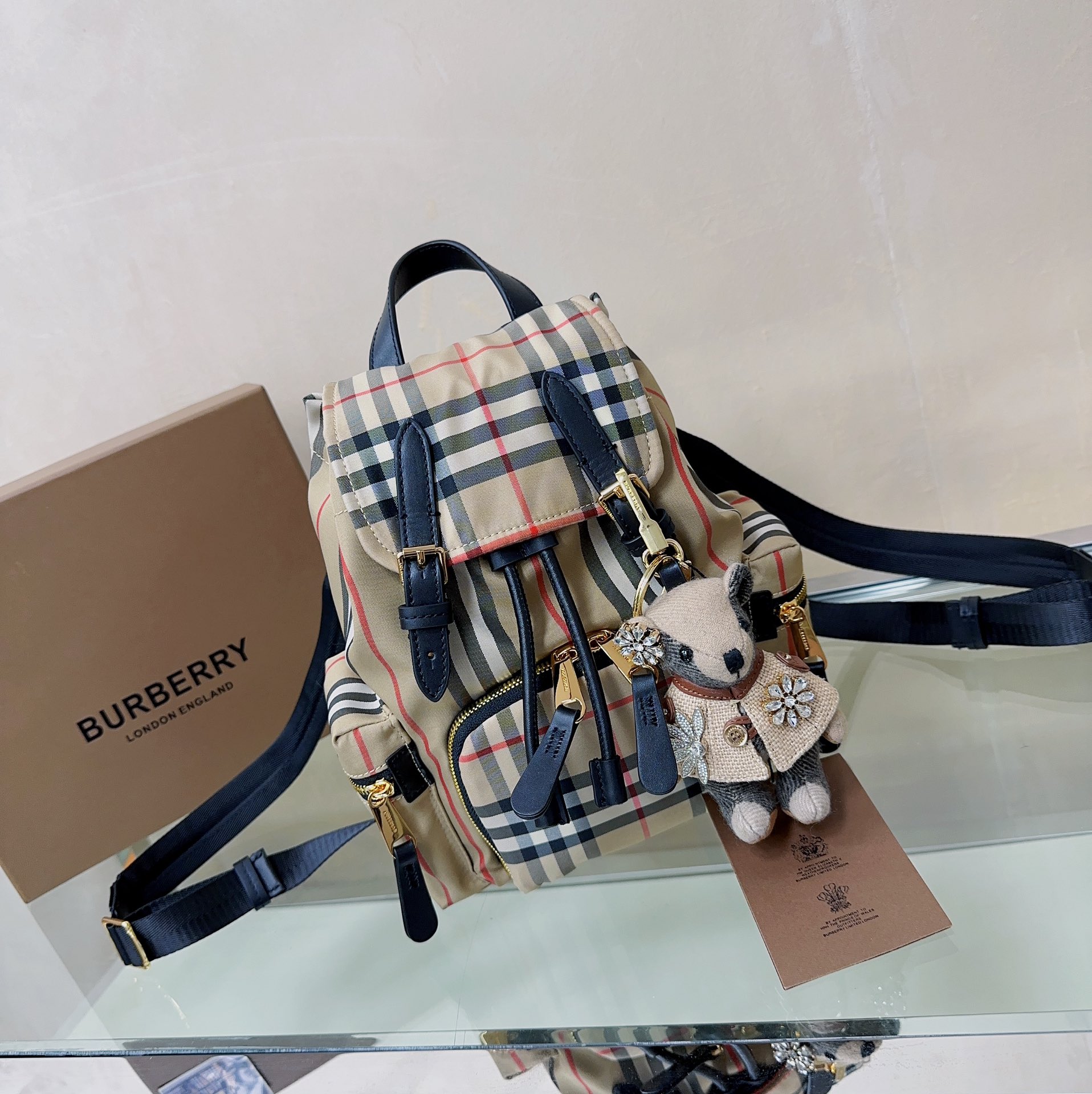 Burberry(22) Rucksack 16x26x16cm