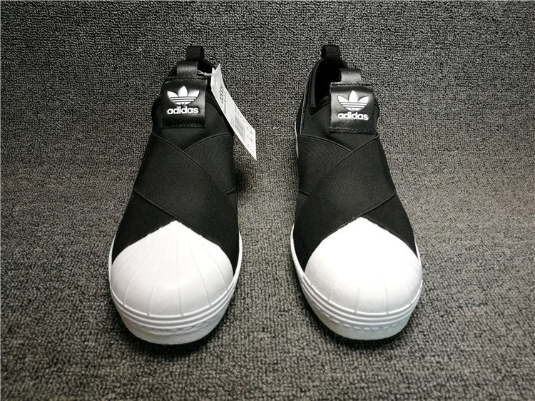 Adidas Superstar Slip-On Core Black Cloud White (Women's) S81337