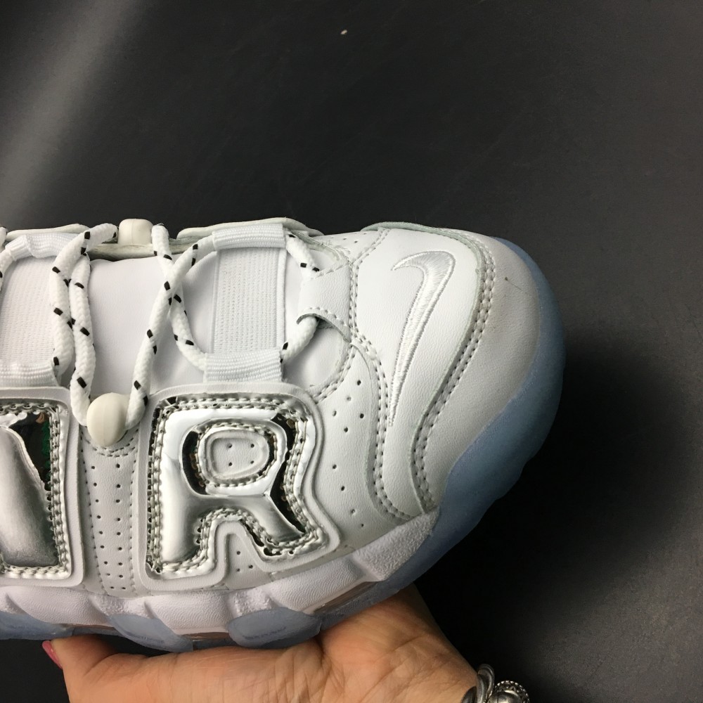 Nike Air More Uptempo Chrome White (Women's) 917593-100