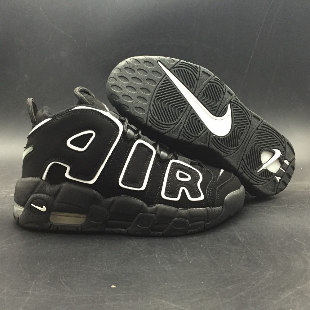 Nike Air More Uptempo Black White (GS) 415082-002