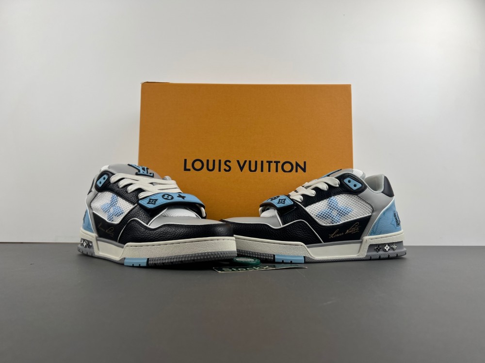Louis Vuitton LV Trainer Blue Grey Black