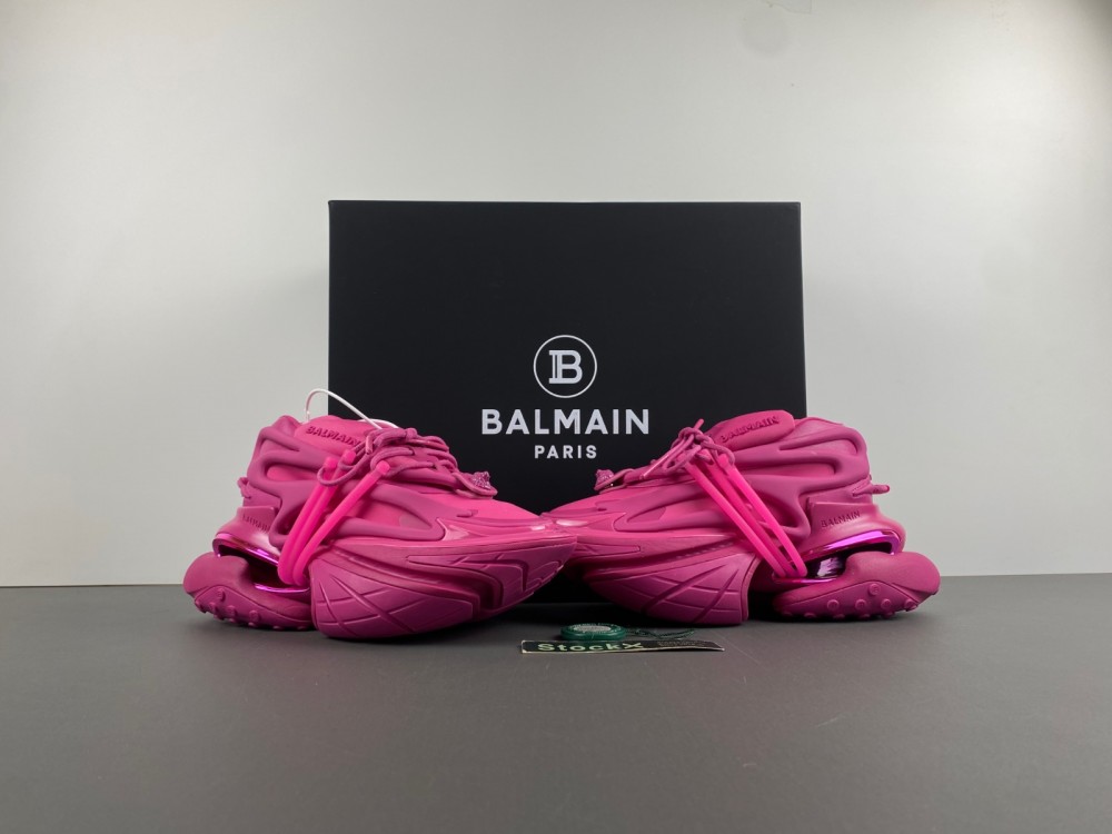 Women Balmain Unicorn Trainers pink