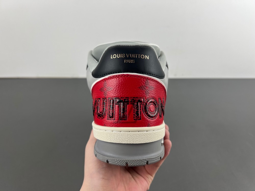 Louis Vuitton LV Trainer Red Grey Black