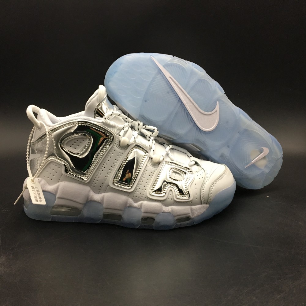 Nike Air More Uptempo Chrome White (Women's) 917593-100