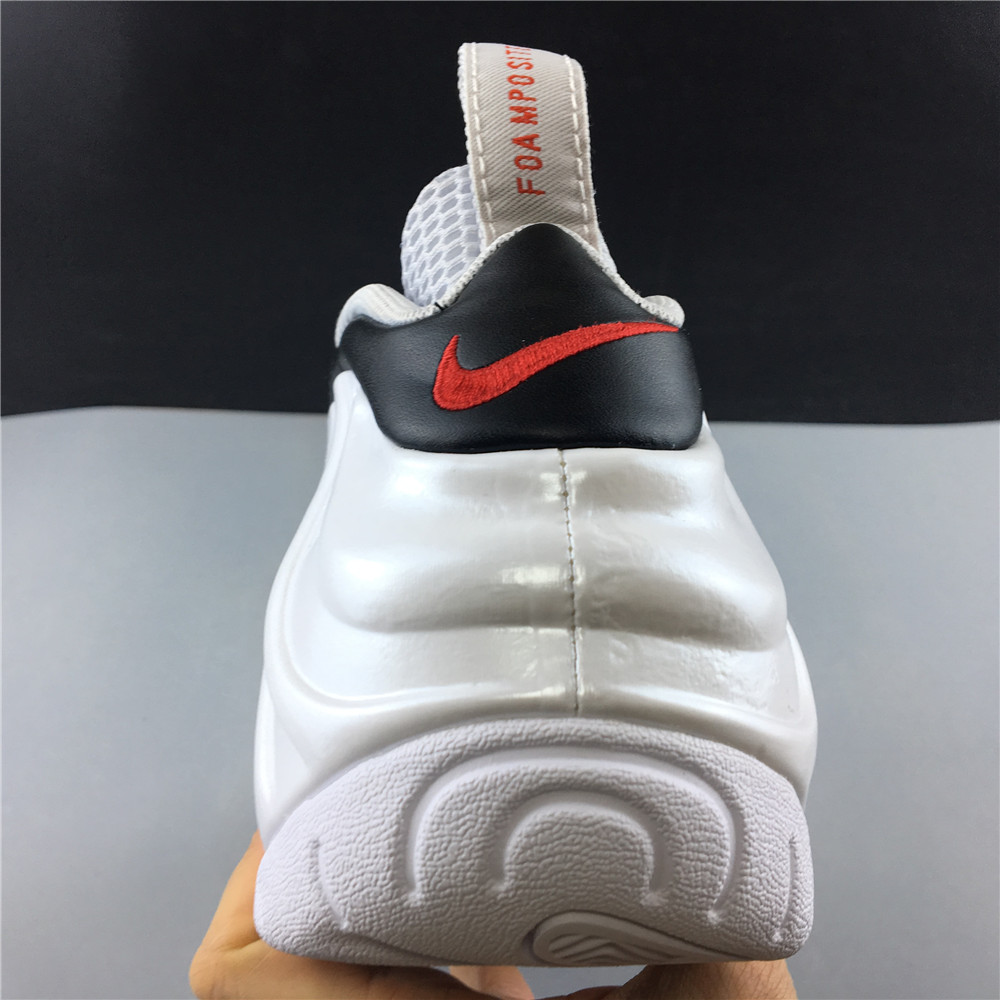Nike Air Foamposite Pro White Black University Red 624041-103