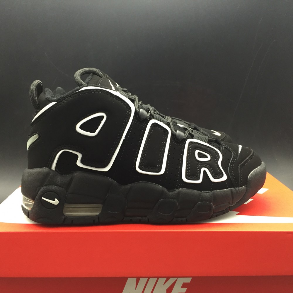 Nike Air More Uptempo Black White (GS) 415082-002