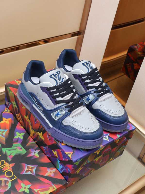 Louis Vuitton LV Trainer Marine Grey