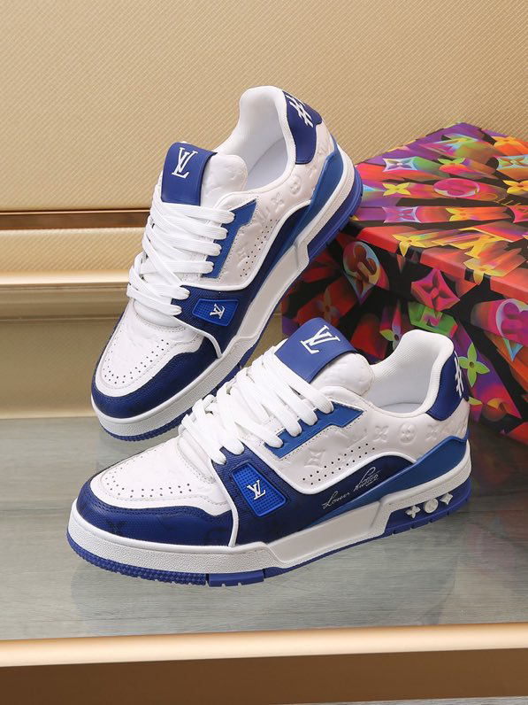 Louis Vuitton Trainer Sneaker Blue