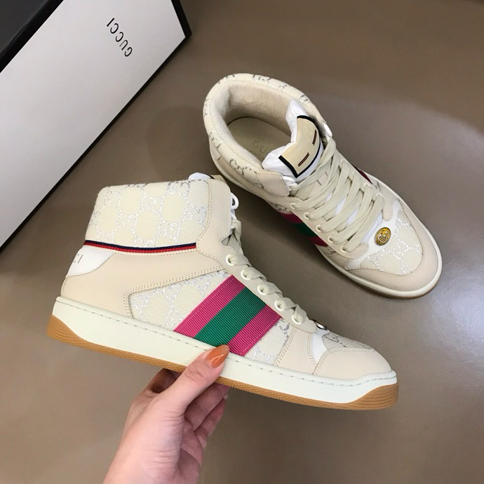 Gucci Dirty shoes Beige White