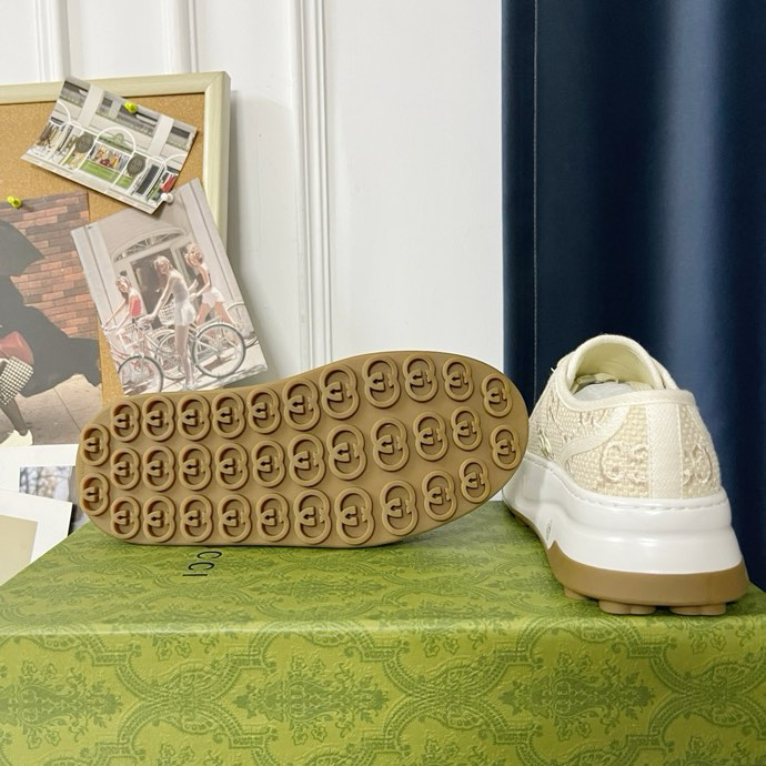 Gucci Tennis 1977 platform sneakers off white