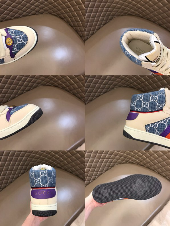 Gucci Dirty shoes Beige Blue