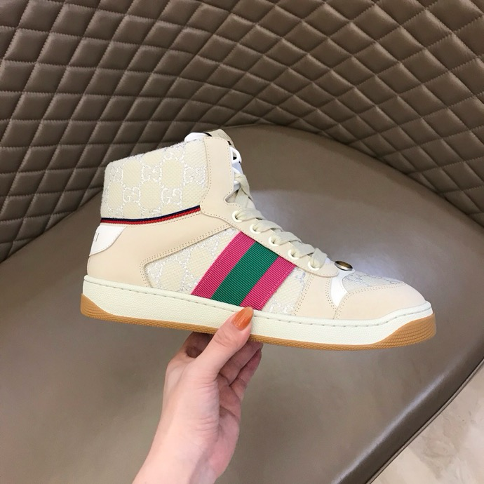 Gucci Dirty shoes Beige White