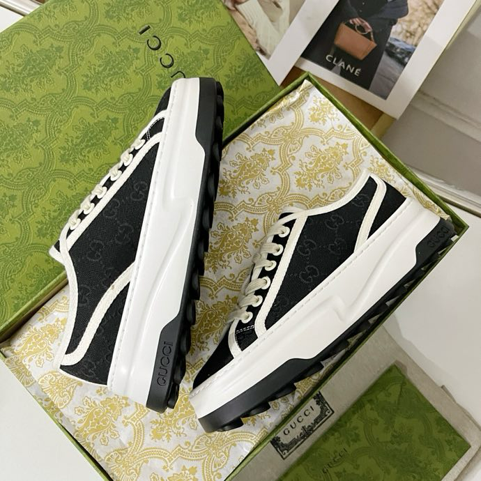 Gucci Tennis 1977 platform sneakers black