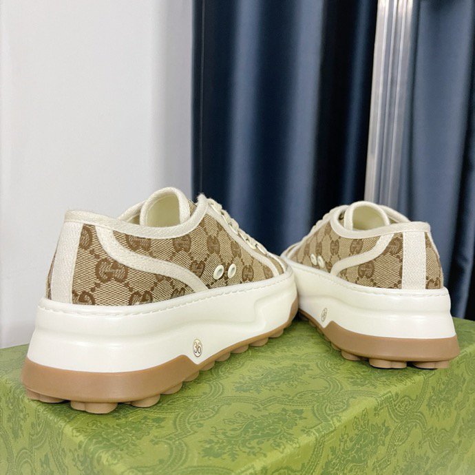 Gucci Tennis 1977 platform sneakers  Brown