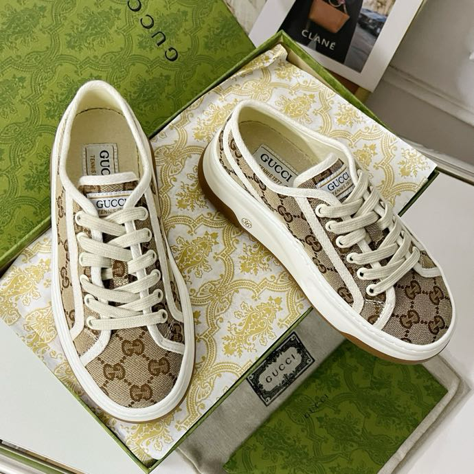 Gucci Tennis 1977 platform sneakers  Brown