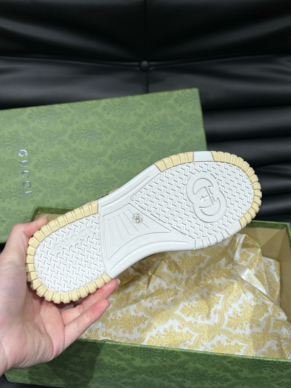 Gucci Re-Web Sneakers Nude & Neutrals