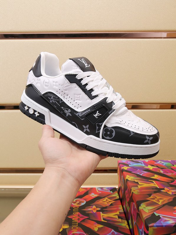 Louis Vuitton LV Trainer #54 Black White