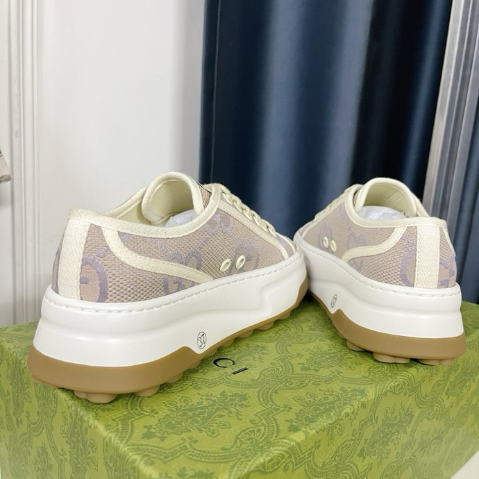 Gucci Tennis 1977 platform sneakers Khaki